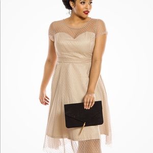 Brand new LindyBop “Leona” 50s Dress in Almond